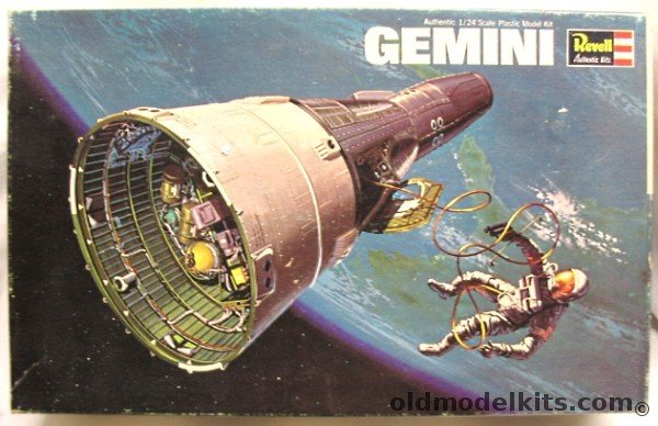 Revell 1/24 NASA/McDonnell Gemini Spacecraft Original Issue, H1835-300 plastic model kit